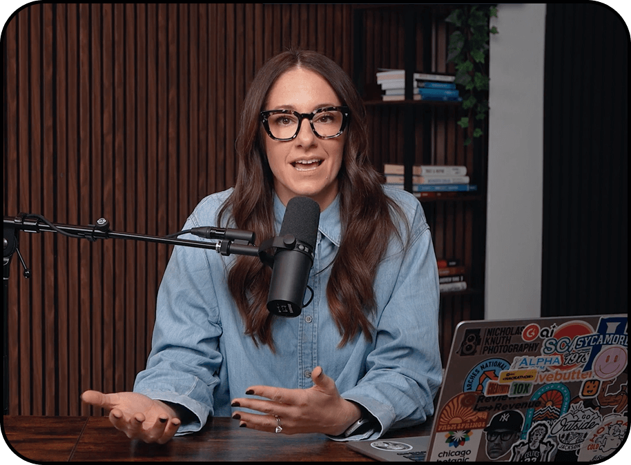 Video still of Jen Allen-Knuth teaching a lesson from the 30MPC Multithreading and Executive Selling Course